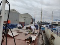 De stammers hard aan het werk