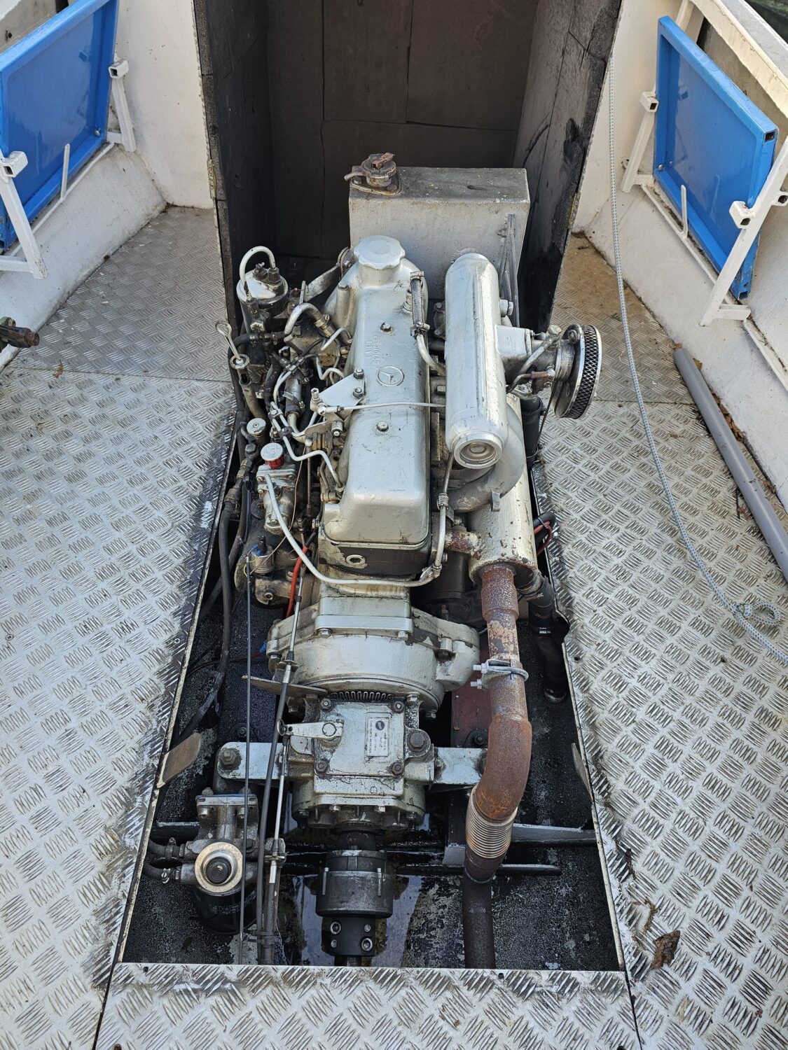 De oude OM621 motor